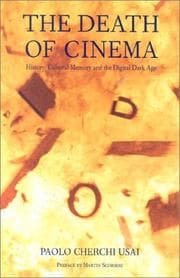 Tapa de The death of cinema