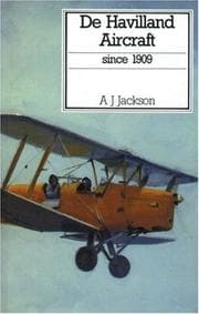 Tapa de De Havilland Aircraft Since 1909 (Putnam's British Aircraft)