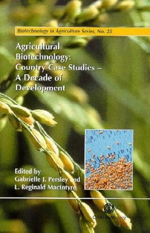 Tapa de Agricultural biotechnology