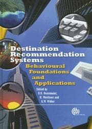 Tapa de Destination recommendation systems
