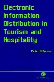 Tapa de Electronic distribution technology in the tourism and hospitality industries