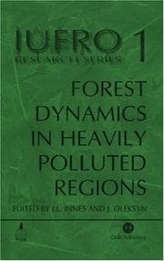 Tapa de Forest dynamics in heavily polluted regions