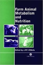 Tapa de Farm Animal Metabolism and Nutrition