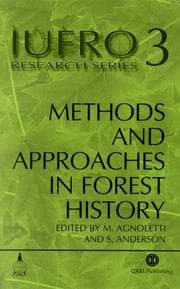 Tapa de Methods and approaches in forest history