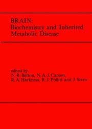 Tapa de Brain, biochemistry and inherited metabolic disease