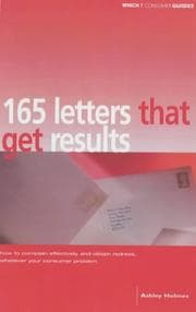 Tapa de 160 Letters That Get Results ("Which?" Consumer Guides)