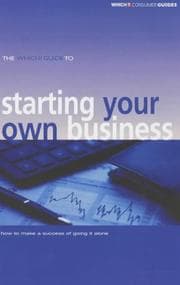 Tapa de The "Which?" Guide to Starting Your Own Business ("Which?" Consumer Guides)