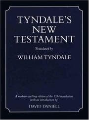 Tapa de Tyndale's New Testament