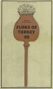 Tapa de Flora of Turkey