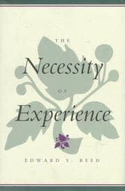 Tapa de The necessity of experience