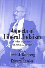 Tapa de ASPECTS OF LIBERAL JUDAISM: ESSAYS IN HONOUR OF JOHN D. RAYNER; ED. BY DAVID J. GOLDBERG