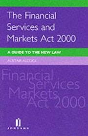 Tapa de The Financial Services and Markets Act 2000