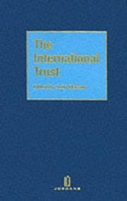 Tapa de The international trust