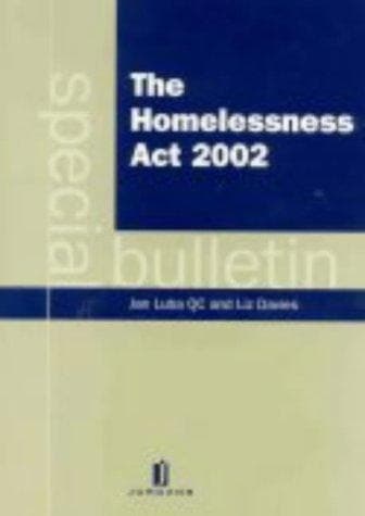 Tapa de The Homelessness Act 2002