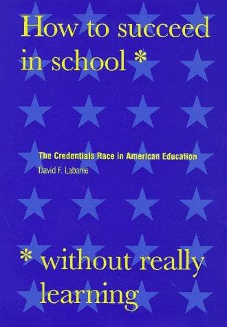 Tapa de How to succeed in school without really learning