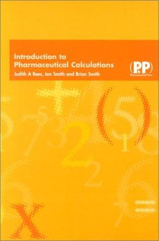 Tapa de Introduction to Pharmaceutical Calculations