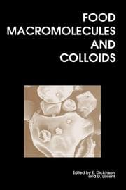 Tapa de Food Macromolecules and Colloids (Special Publication)