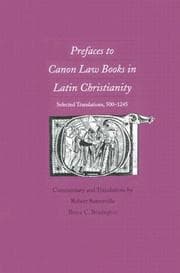 Tapa de Prefaces to Canon Law books in Latin Christianity