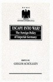 Tapa de Escape into War?
