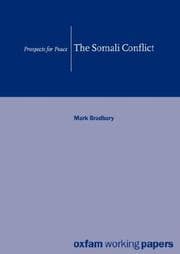 Tapa de The Somali conflict
