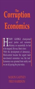 Tapa de The Corruption of Economics (Georgist Paradigm series)