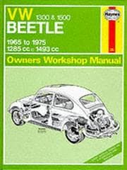 Tapa de Volkswagen Beetle 1300/1500 owners workshop manual