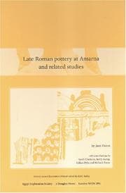 Tapa de Late Roman pottery at Amarna and related studies