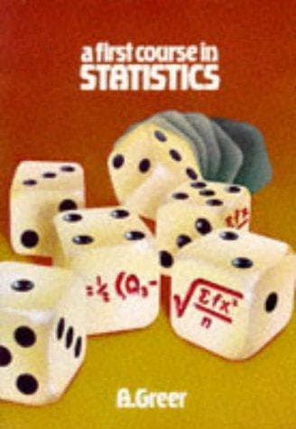 Tapa de A first course in statistics