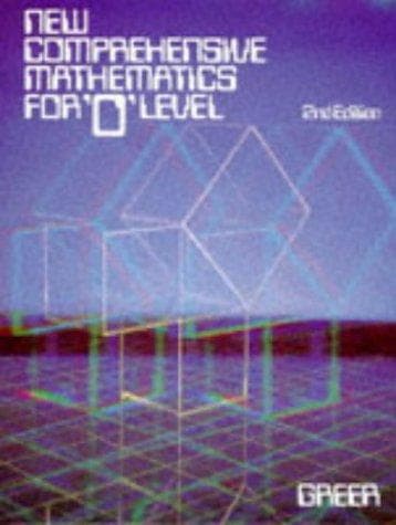 Tapa de New comprehensive mathematics for 'O' level