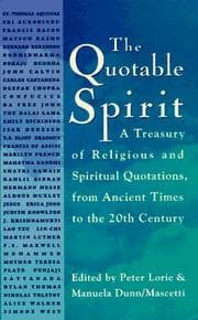Tapa de The quotable spirit