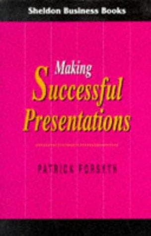 Tapa de Making Successful Presentations