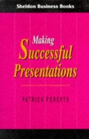 Tapa de Making Successful Presentations
