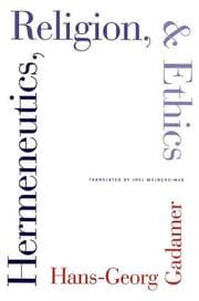 Tapa de Hermeneutics, religion, and ethics