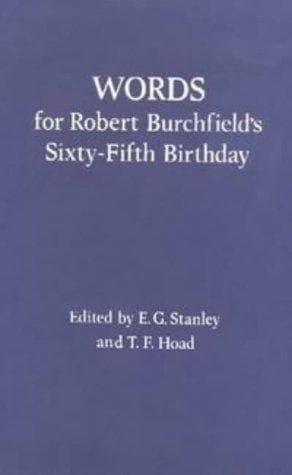 Tapa de Words For Robert Burchfield's 65th Birthday