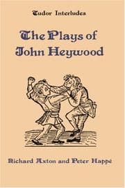 Tapa de The plays of John Heywood