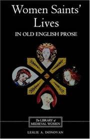 Tapa de Women Saints' Lives in Old English Prose (Library of Medieval Women) (Library of Medieval Women)
