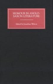 Tapa de Humour in Anglo-Saxon literature