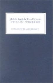Tapa de Middle English word studies