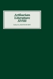 Tapa de Arthurian Literature XVIII (Arthurian Literature)