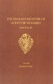Tapa de The English Register of Godstow Nunnery II & III