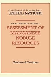 Tapa de Assessment of Manganese Nodule Resources (Seabed Minerals)