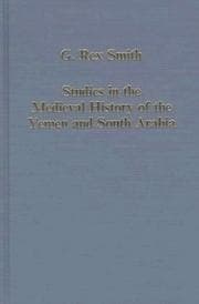 Tapa de Studies in the medieval history of the Yemen and South Arabia