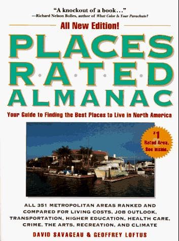 Tapa de Places Rated Almanac (Cities Ranked and Rated)