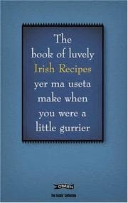 Tapa de Book of Luvely Irish Recipes Yer Ma Useta Make When You Were a Little Gurrier