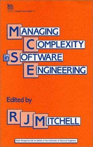 Tapa de Managing complexity in software engineering
