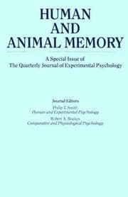 Tapa de Human and animal memory