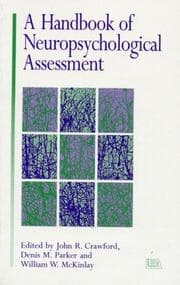Tapa de A Handbook Of Neuropsychological Assessment