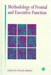 Tapa de Methodology of frontal and executive function