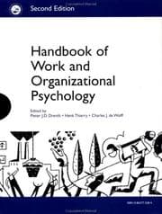 Tapa de Handbook of work and organizational psychology