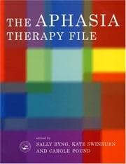 Tapa de Aphasia Therapy File